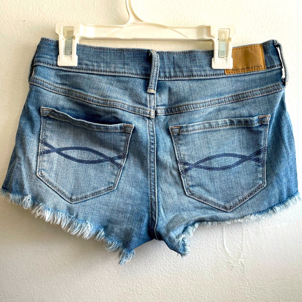 Low Rise Denim Shorts - Picture 2 of 3
